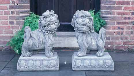 Cast Stone Oriental Statue